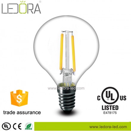 UL 4W P45 LED filament bulb