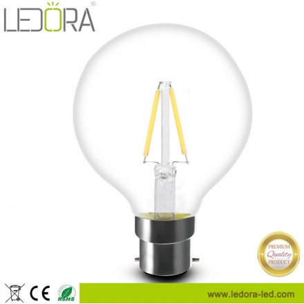 filament lamp G80,dimmable led filament bulb