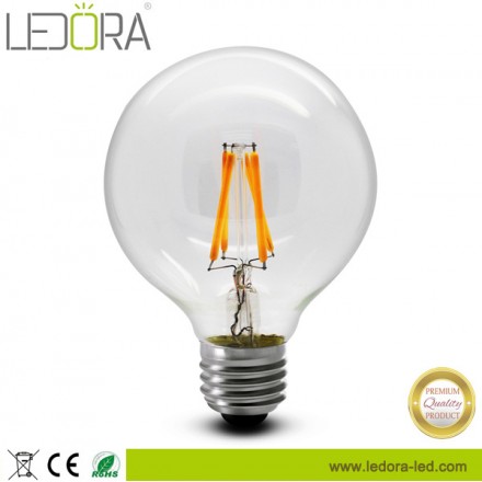 filament lamp G80,dimmable led filament bulb