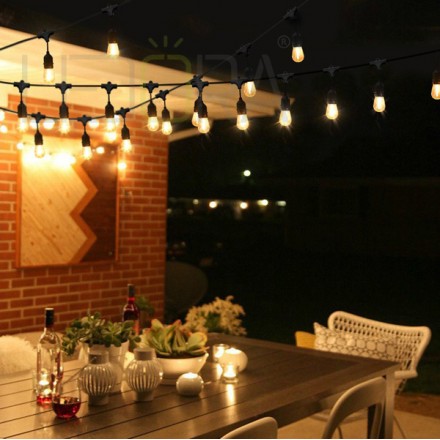 patio string lights, led patio string lights, indoor outdoor patio string lights, commercial outdoor string lights