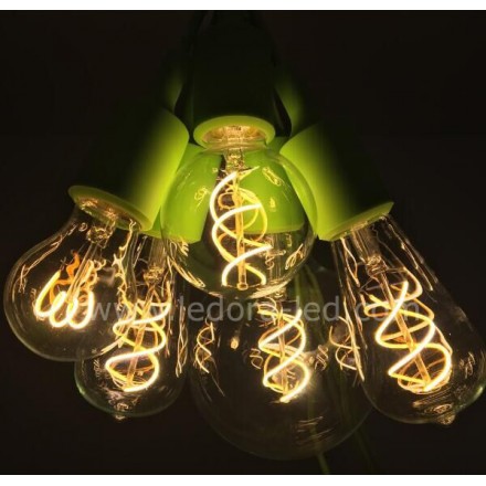 Led Edison bulb,Led filament bulb,led vintage bulb,soft led filament bulb,ST64 led filament bulb